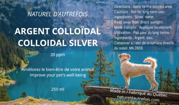 argent colloidal naturel d'autrefois
