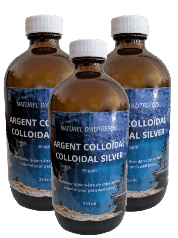 Argent colloidal 250ml Naturel d'Autrefois bundle 3